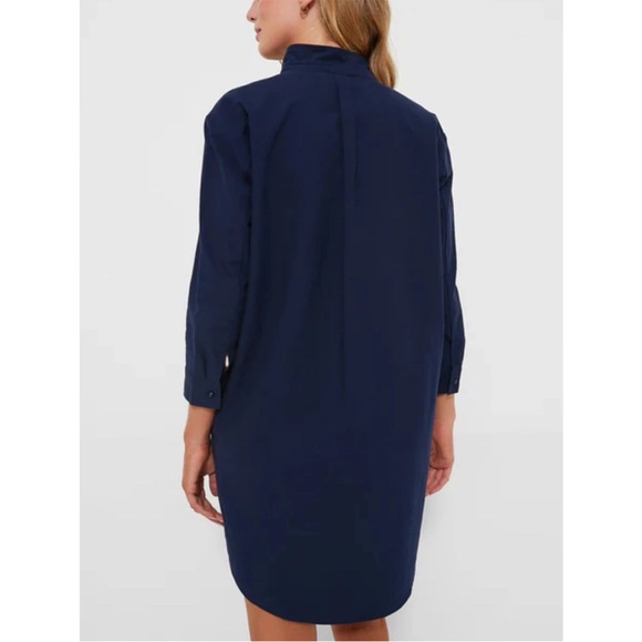 Pomander Place Polly Dress Large | French Navy | 3/4 Sleeve | Pockets - Picture 3 of 7